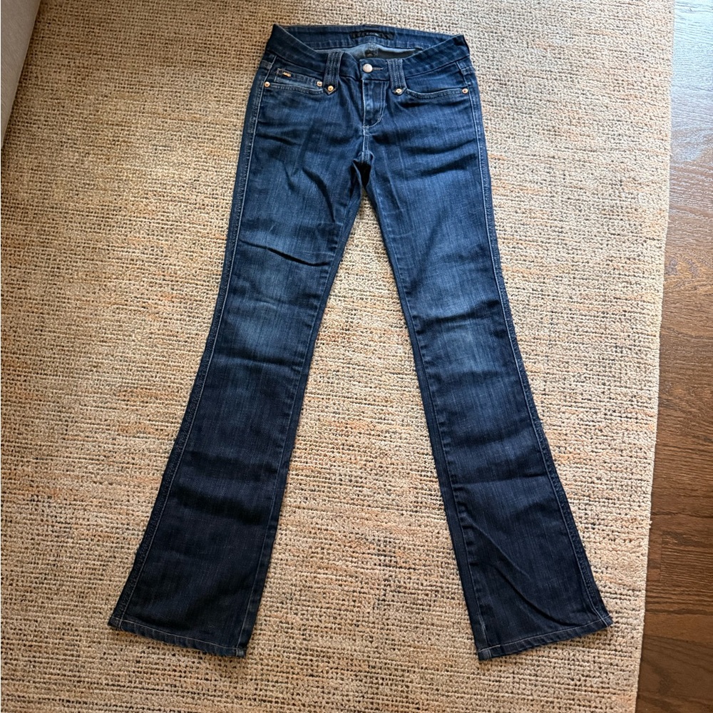 Joe's Jeans Blue Flare low rise  Denim